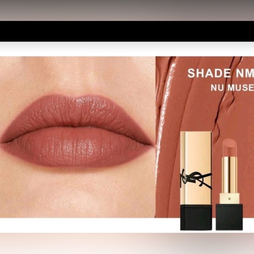 YSL Yves Saint Laurent Rouge Pur Couture Lipstick Travel Size - Nu Muse - Picture 3 of 12